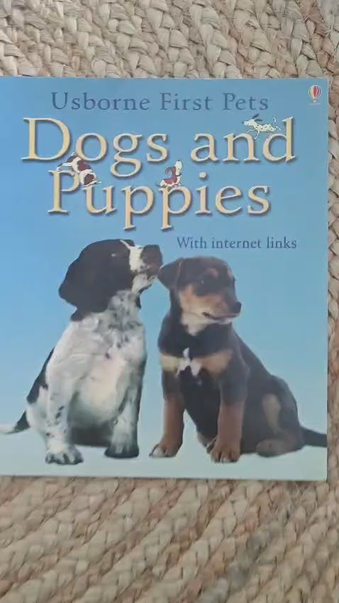 Usborne First Pets - Dogs and Puppies