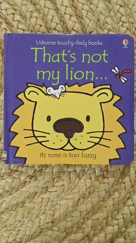 That's Not My Lion... It's Nose is too Fuzzy