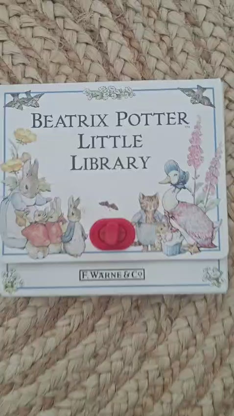 Beatrix Potters Miniature Nursery Library