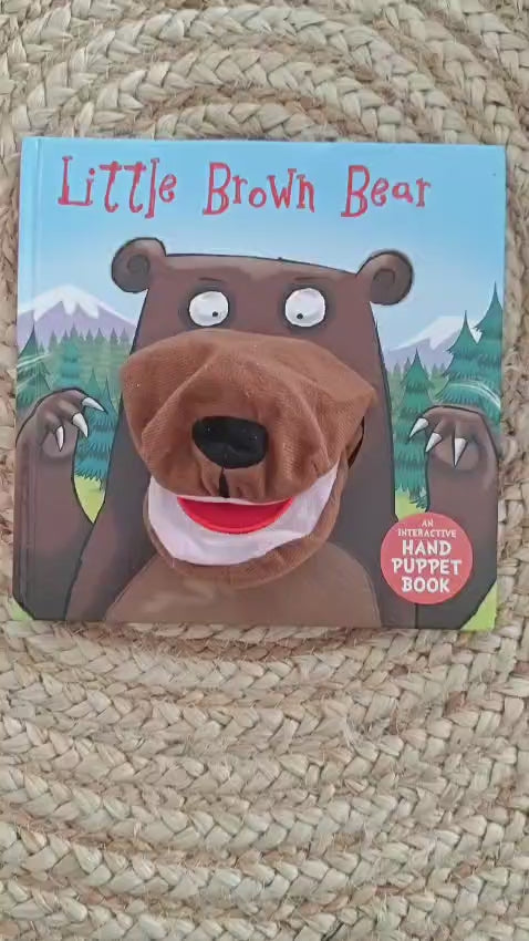 Little Brown Bear - Hand Puppet Book
