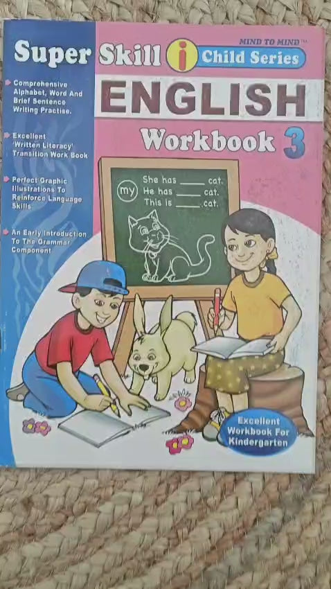 Super Skill I Child Series - English Workbook 3