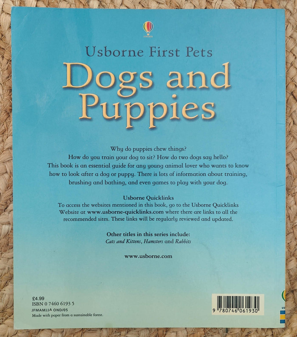 Usborne First Pets - Dogs and Puppies