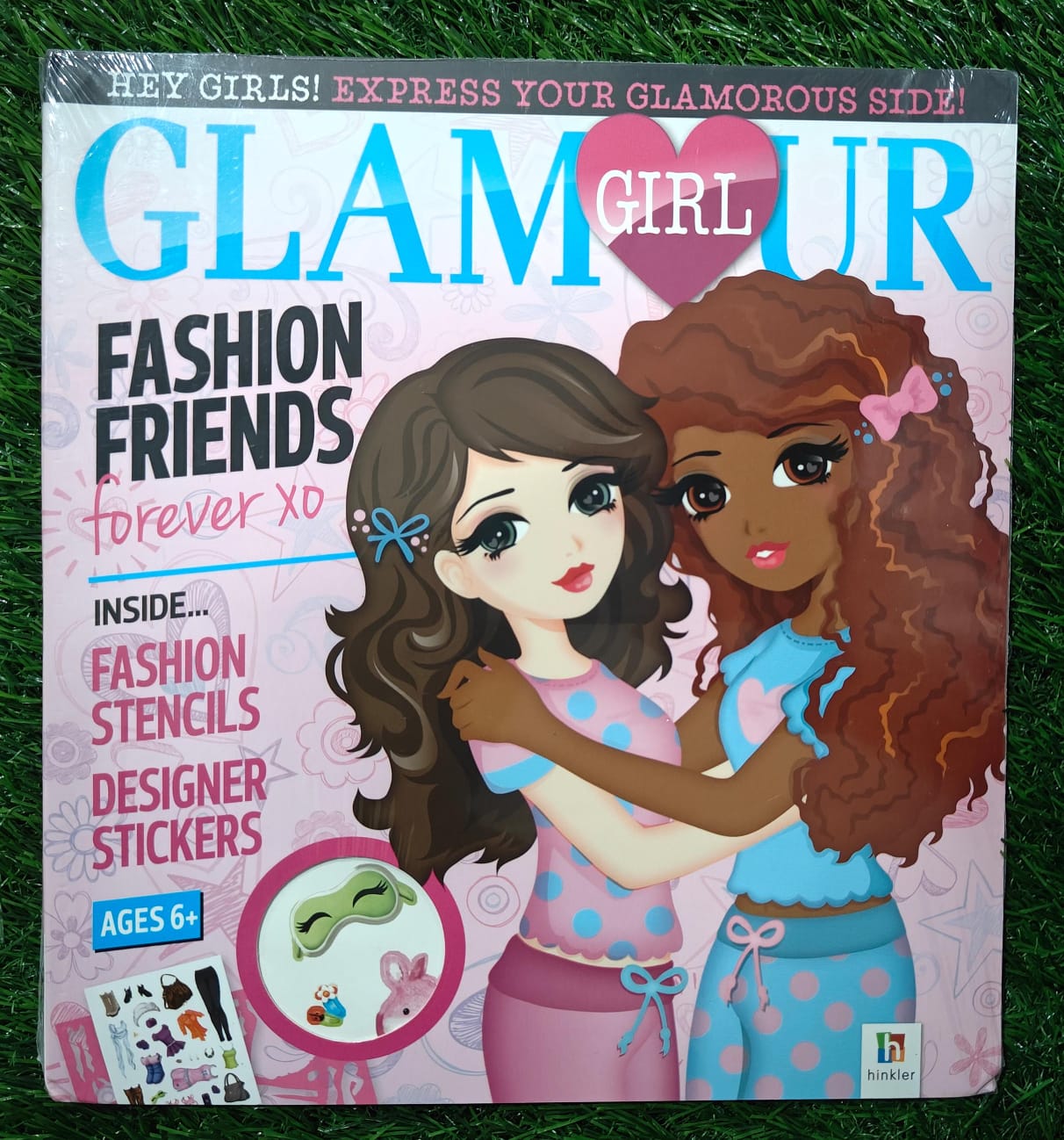 Glamorous Girl Portfolio : Fashion Friends XO (with Stencils and Stickers)