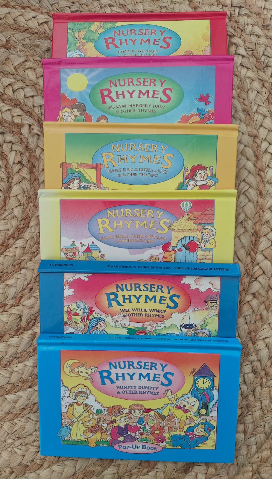 Nursery Rhymes 6 Mini Pop-Up Book's