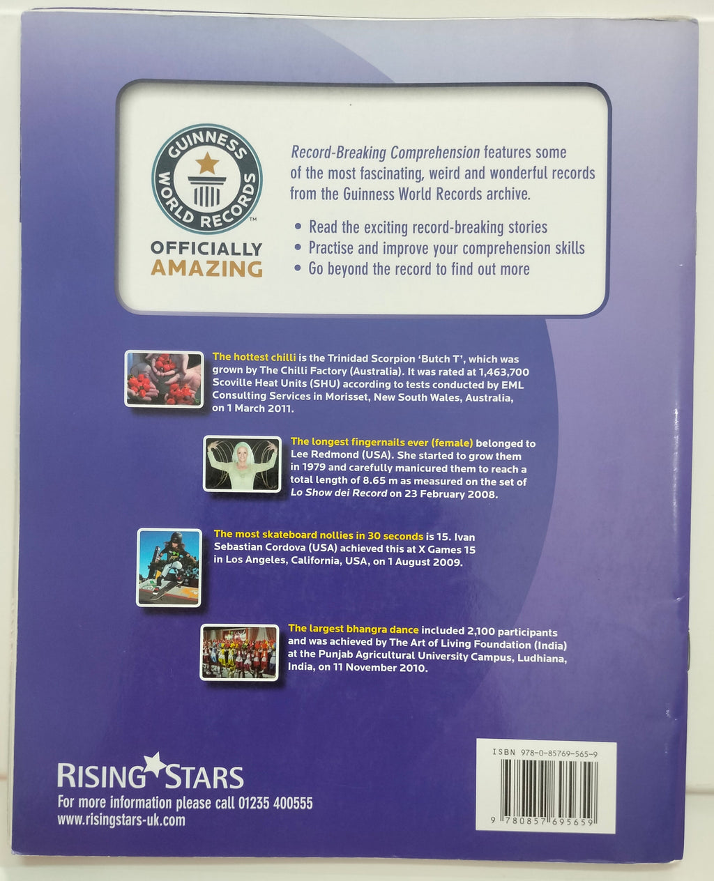 Record Breaking Comprehension - The Blue Book