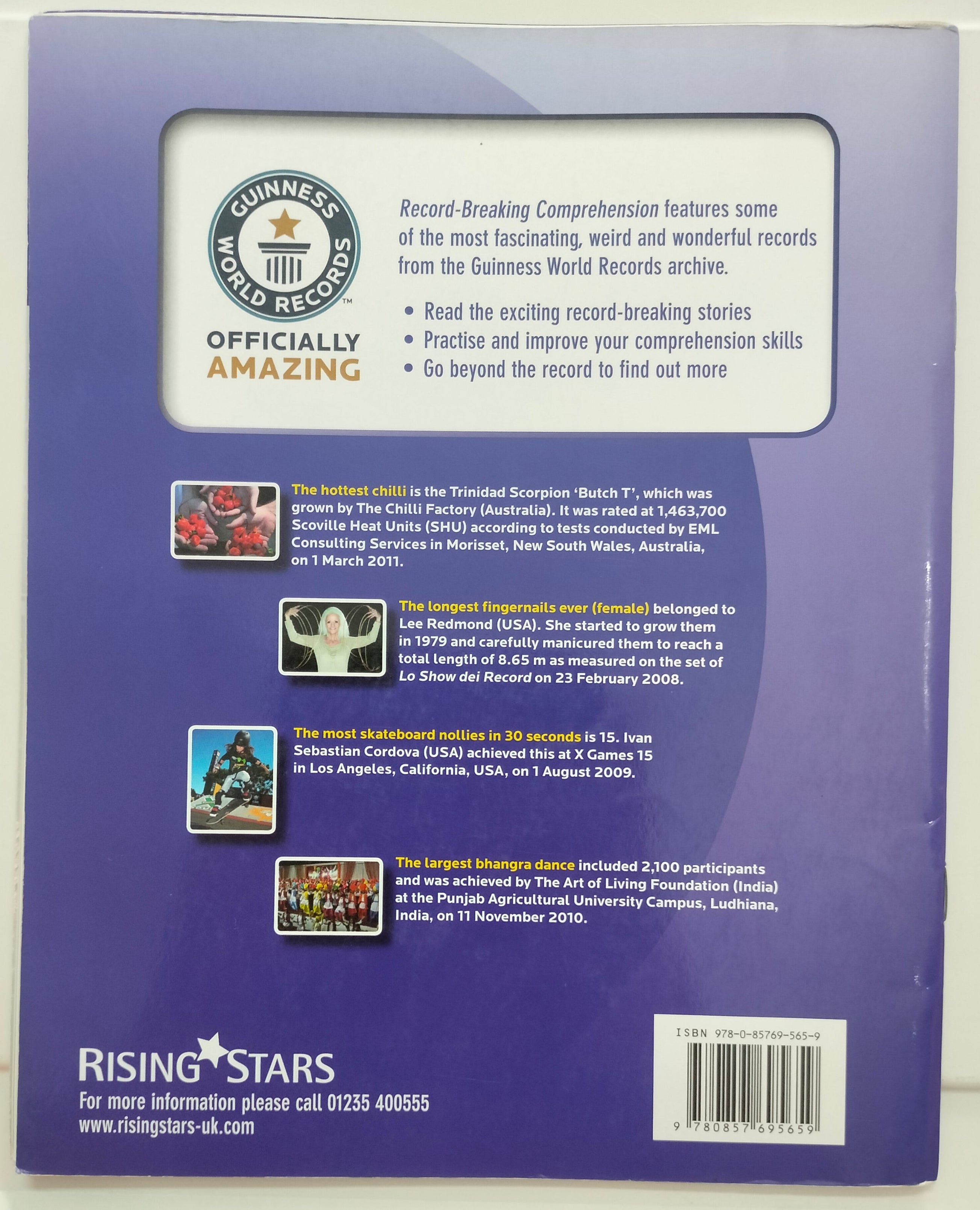 Record Breaking Comprehension - The Blue Book