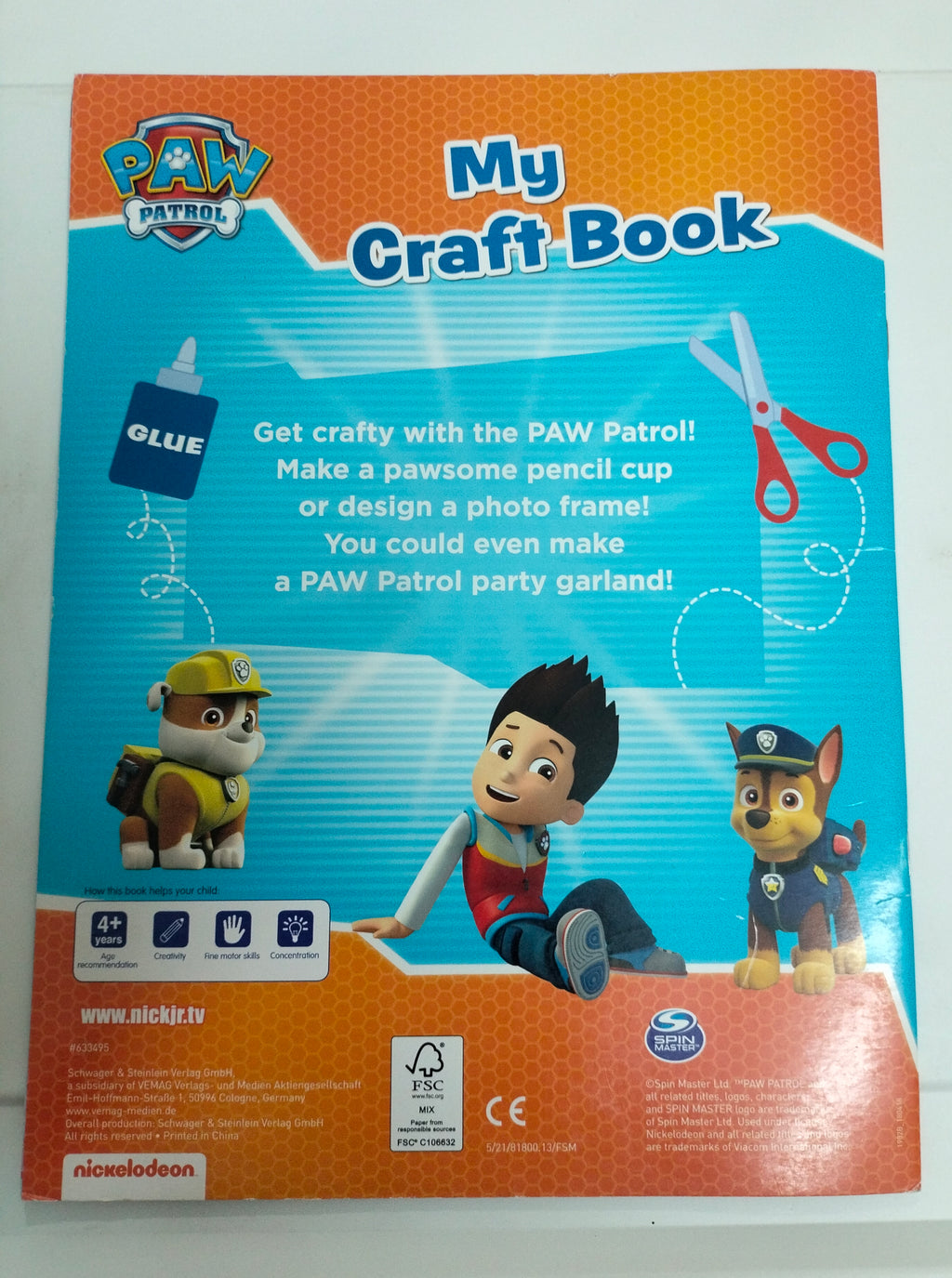 Paw Patrol - My Craft Book