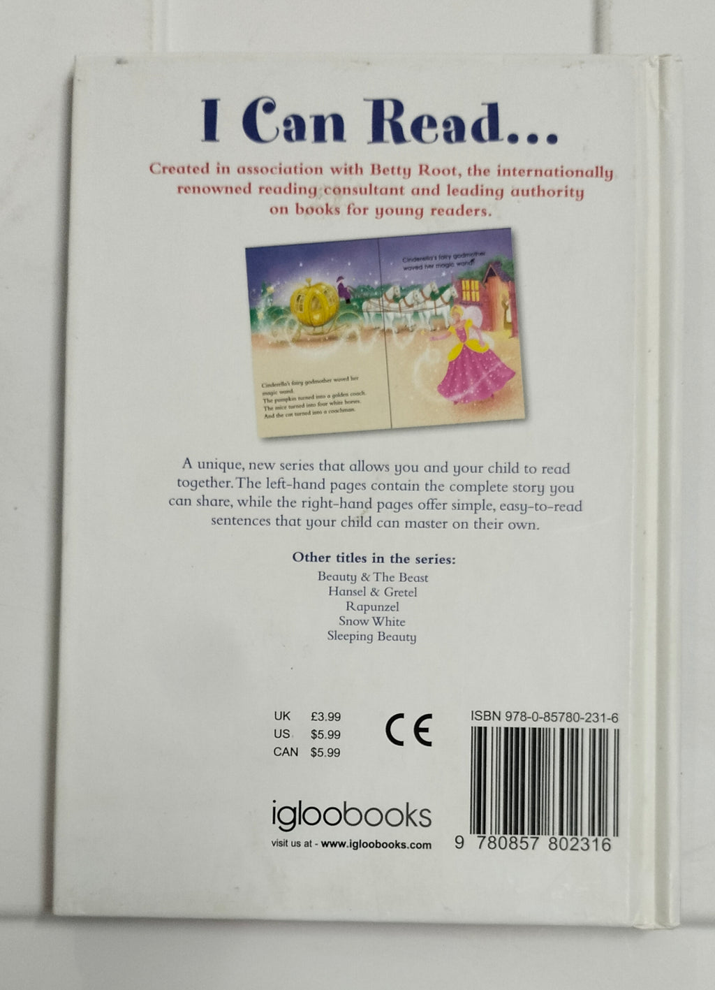 I Can Read Cindrella