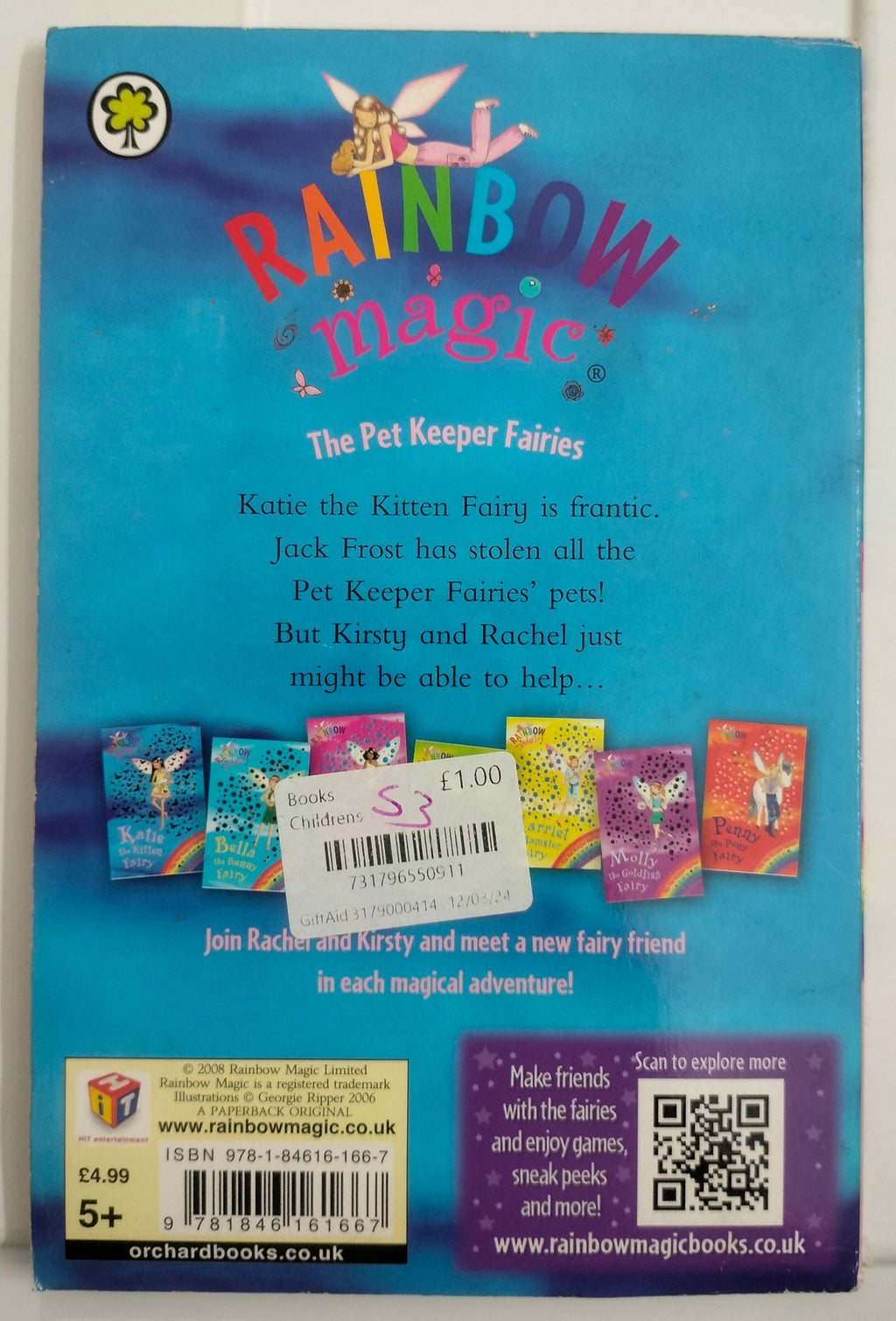 Rainbow Magic - Katie the Kitten Fairy