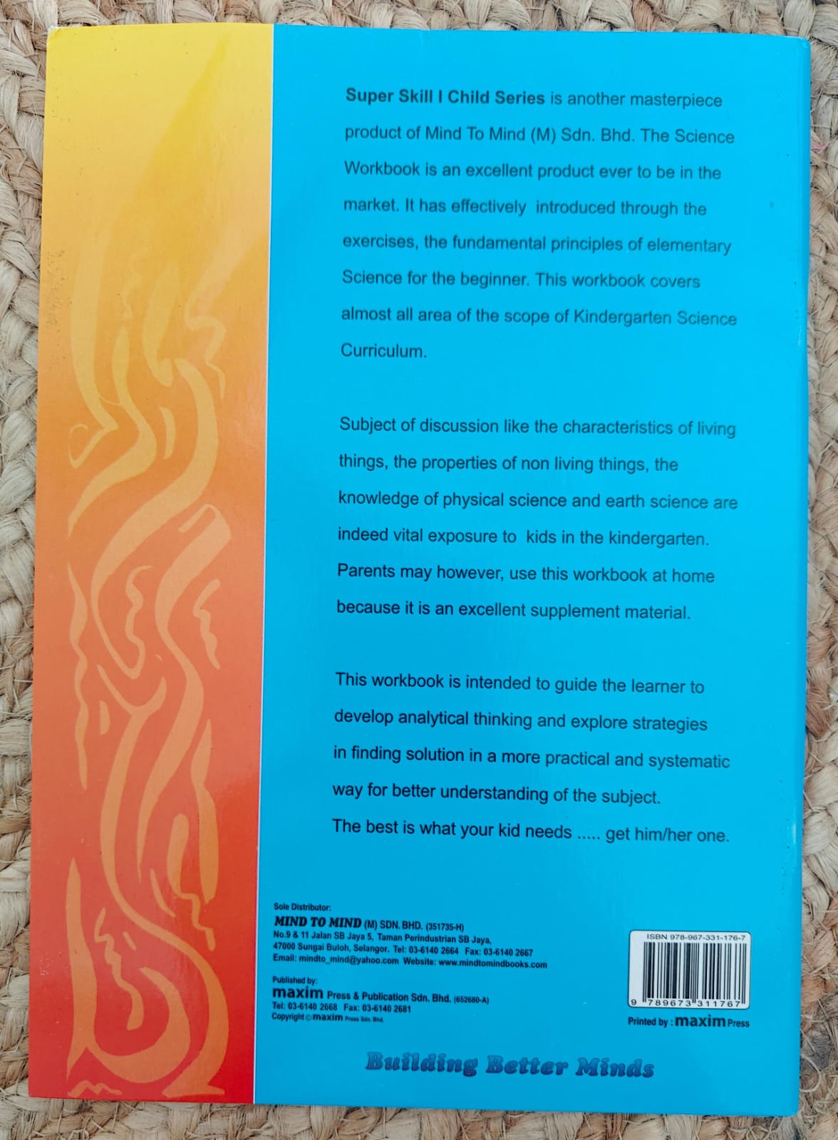 Super Skill I Child Series - Science Workbook