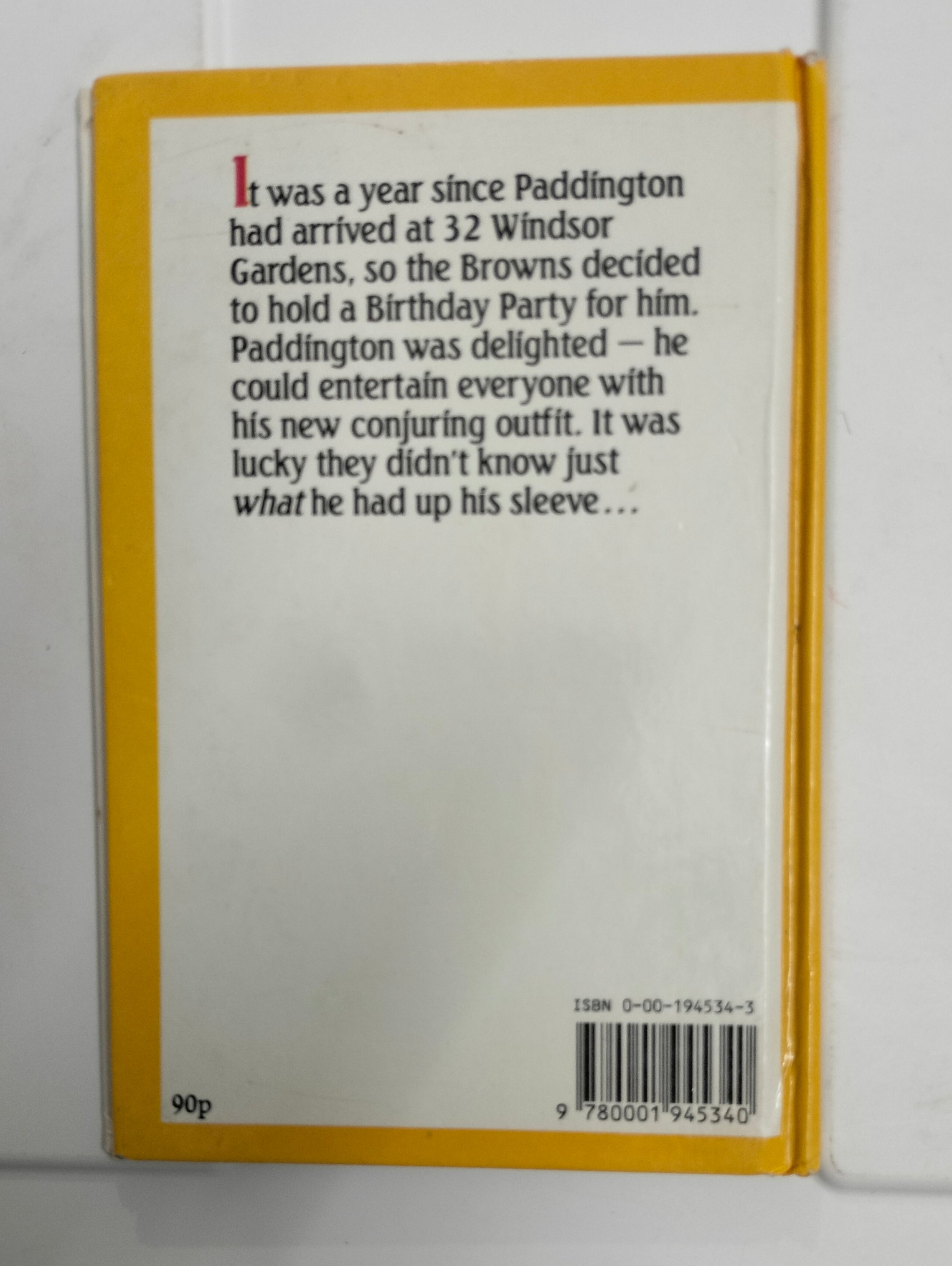 Paddington Birthday Party