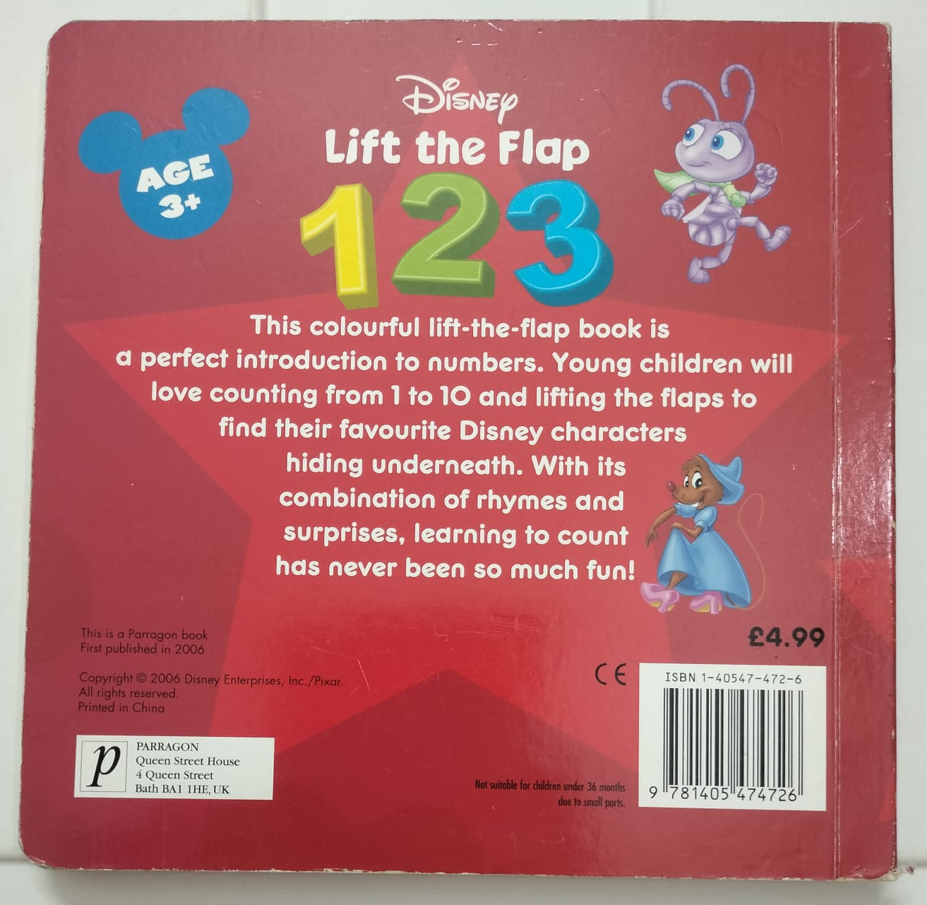 Disney Lift the Flap 123