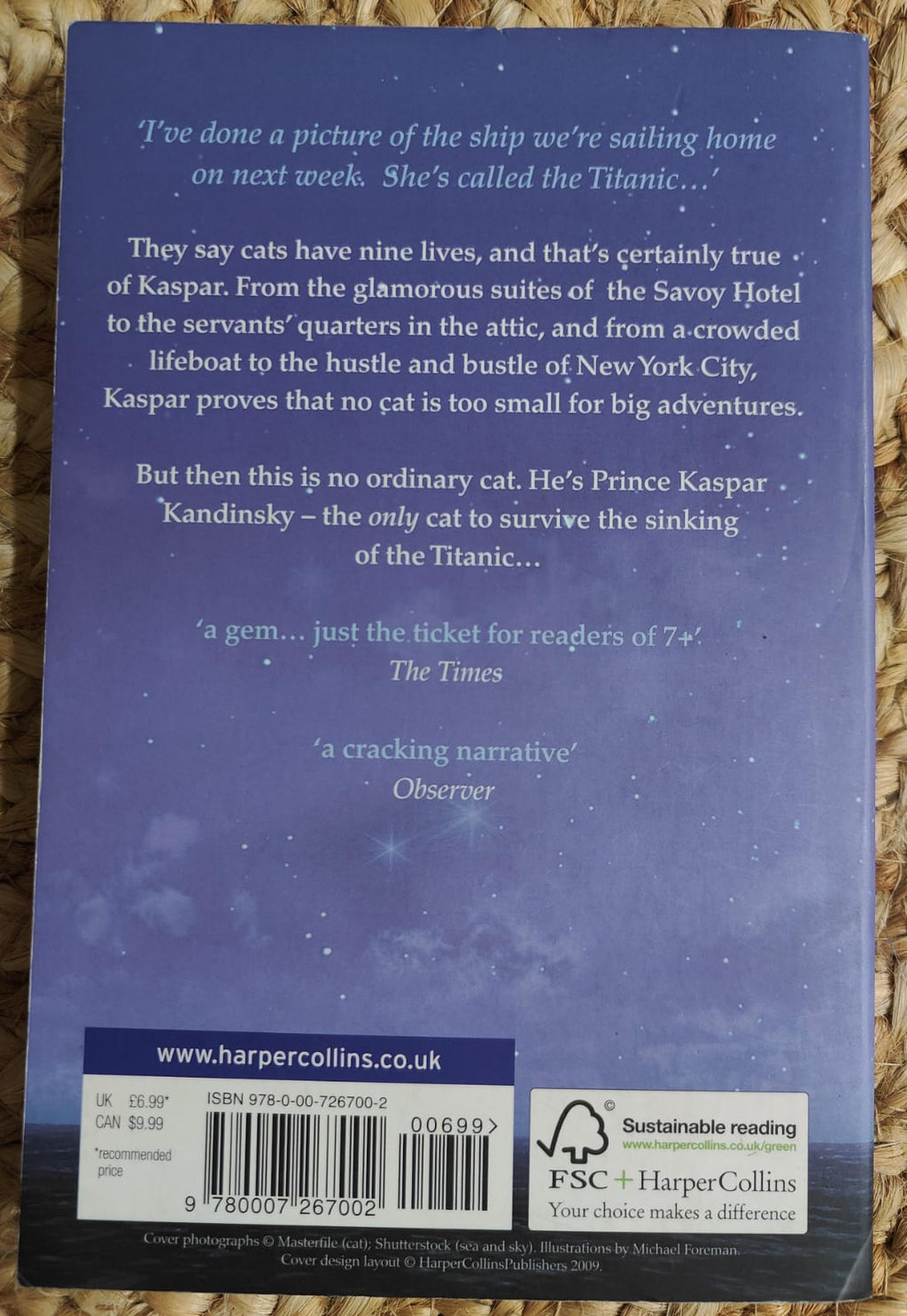 Kasper Prince of Cat(Michael Morpurgo)