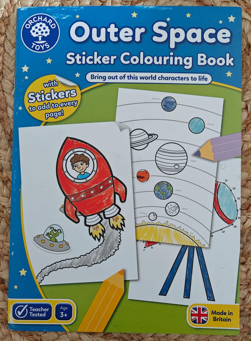 Outer Space. - Sticker Colouring Book