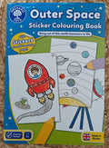 Outer Space. - Sticker Colouring Book