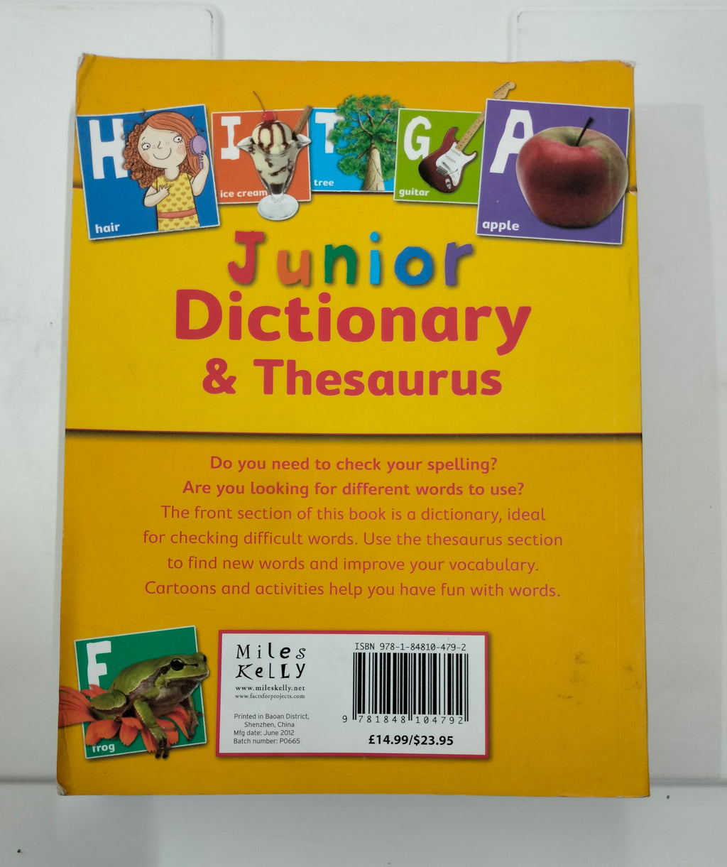 Junior Dictionary and Thesaurus