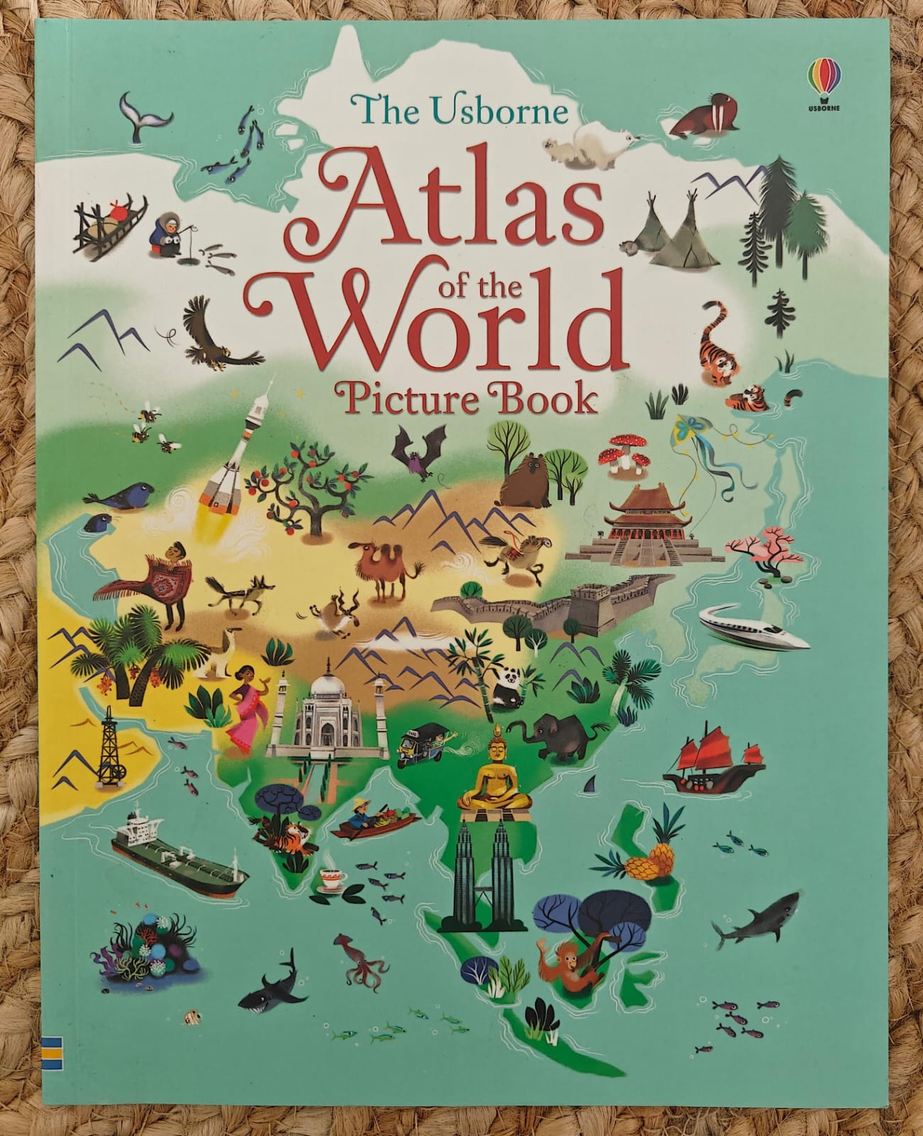 The Usborne Atlas Of The World Picture Book