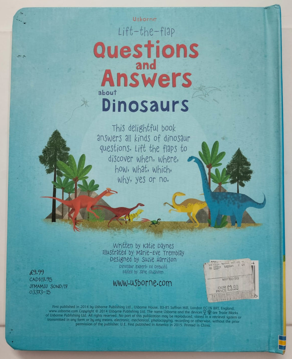 Lift the Flap - Questions and Answers About Dinosaurs