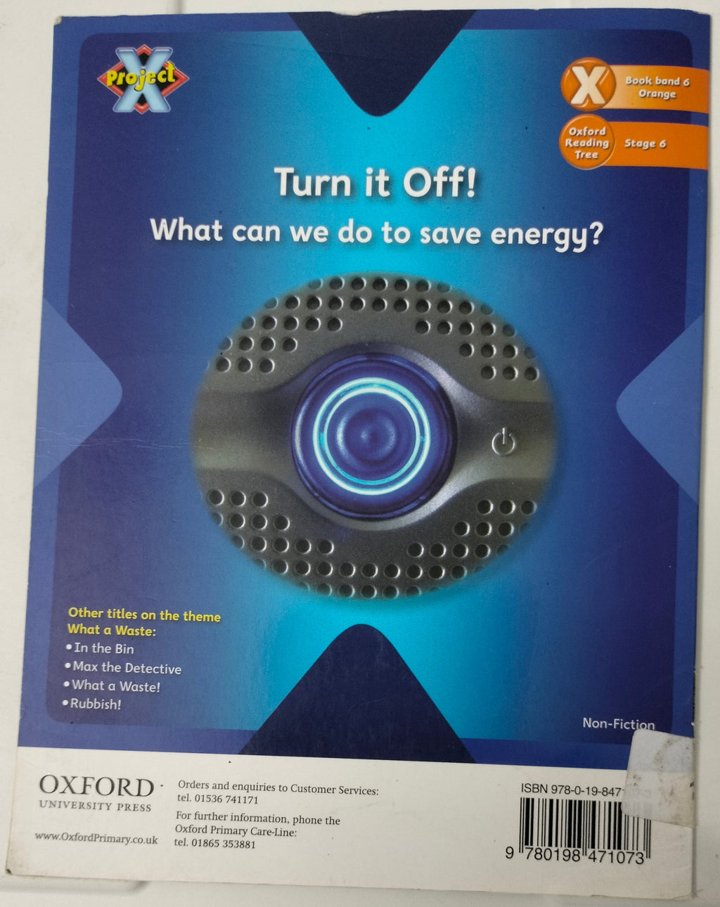 Project X - Turn it off