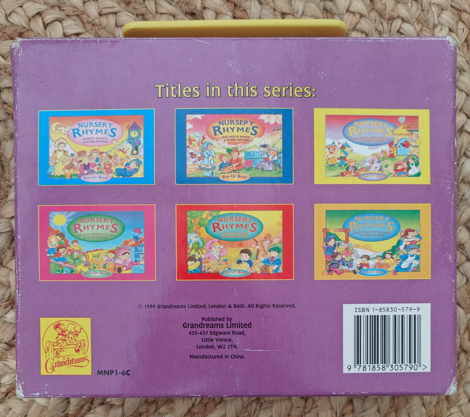 Nursery Rhymes 6 Mini Pop-Up Book's