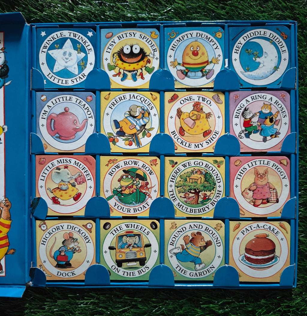Action Rhymes Set ( Collection of 16 tiny books with rhymes)