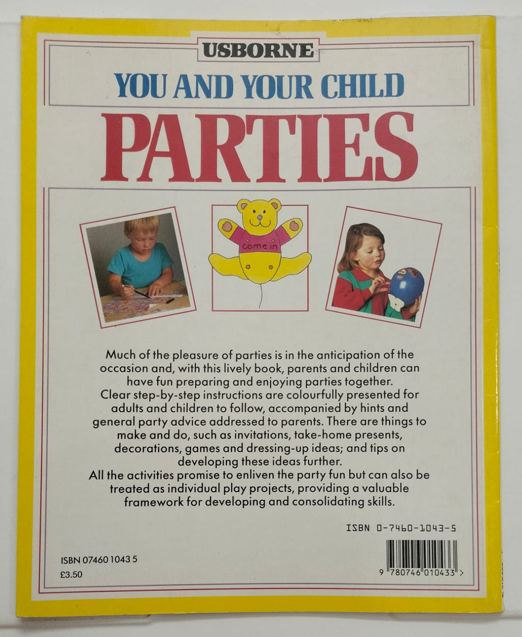 Usborne - You and Your Child - PARTIES