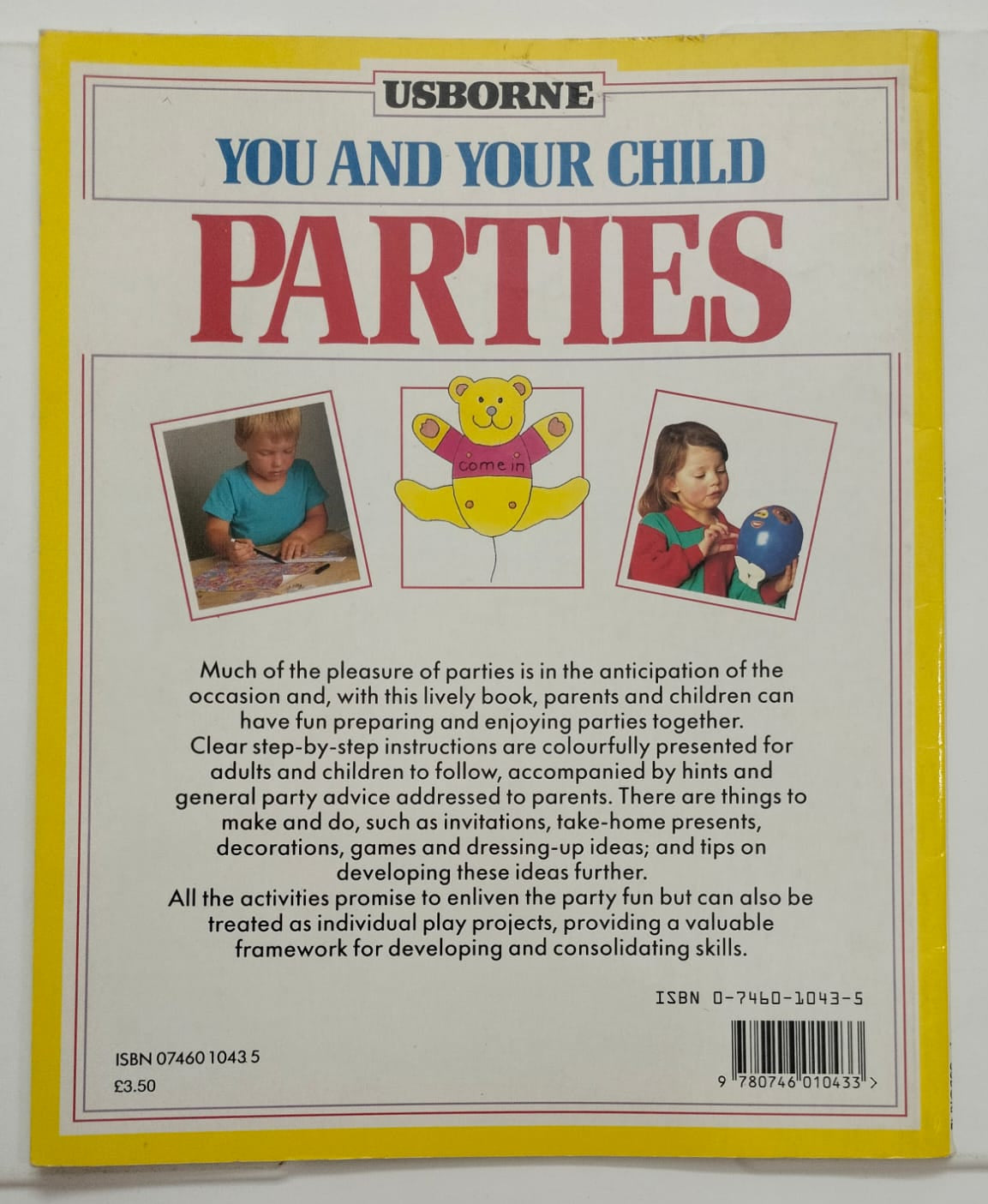Usborne - You and Your Child - PARTIES