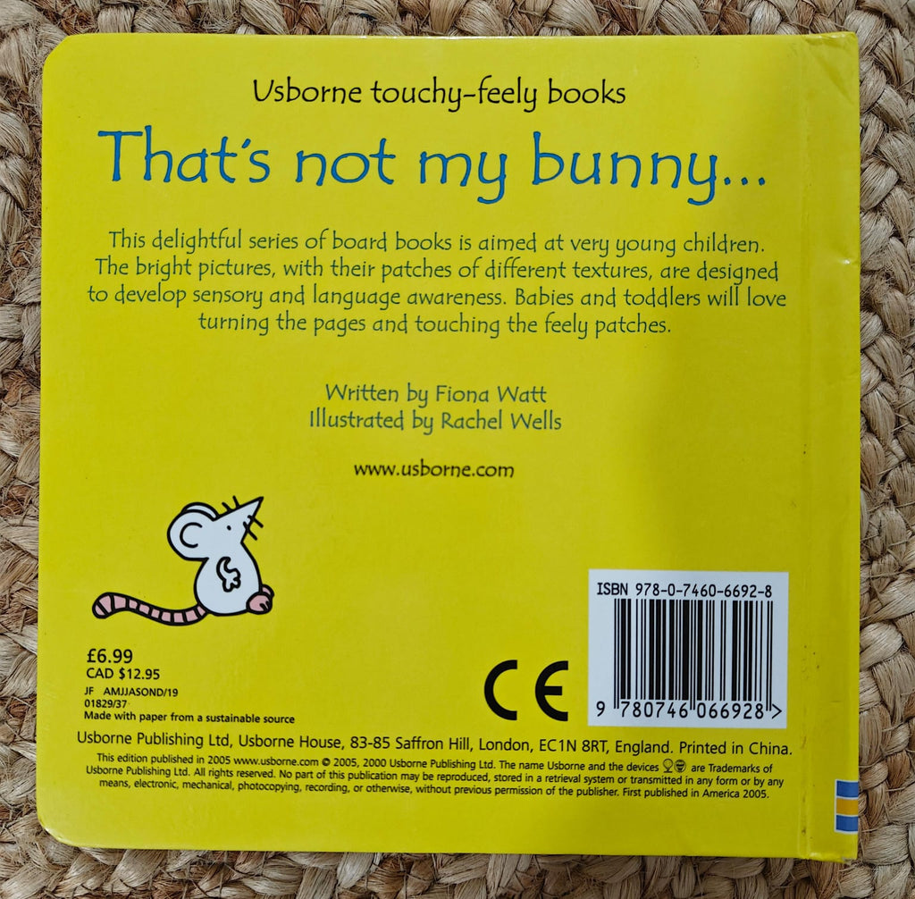 That's Not My Bunny...It's Tail is too Fluffy