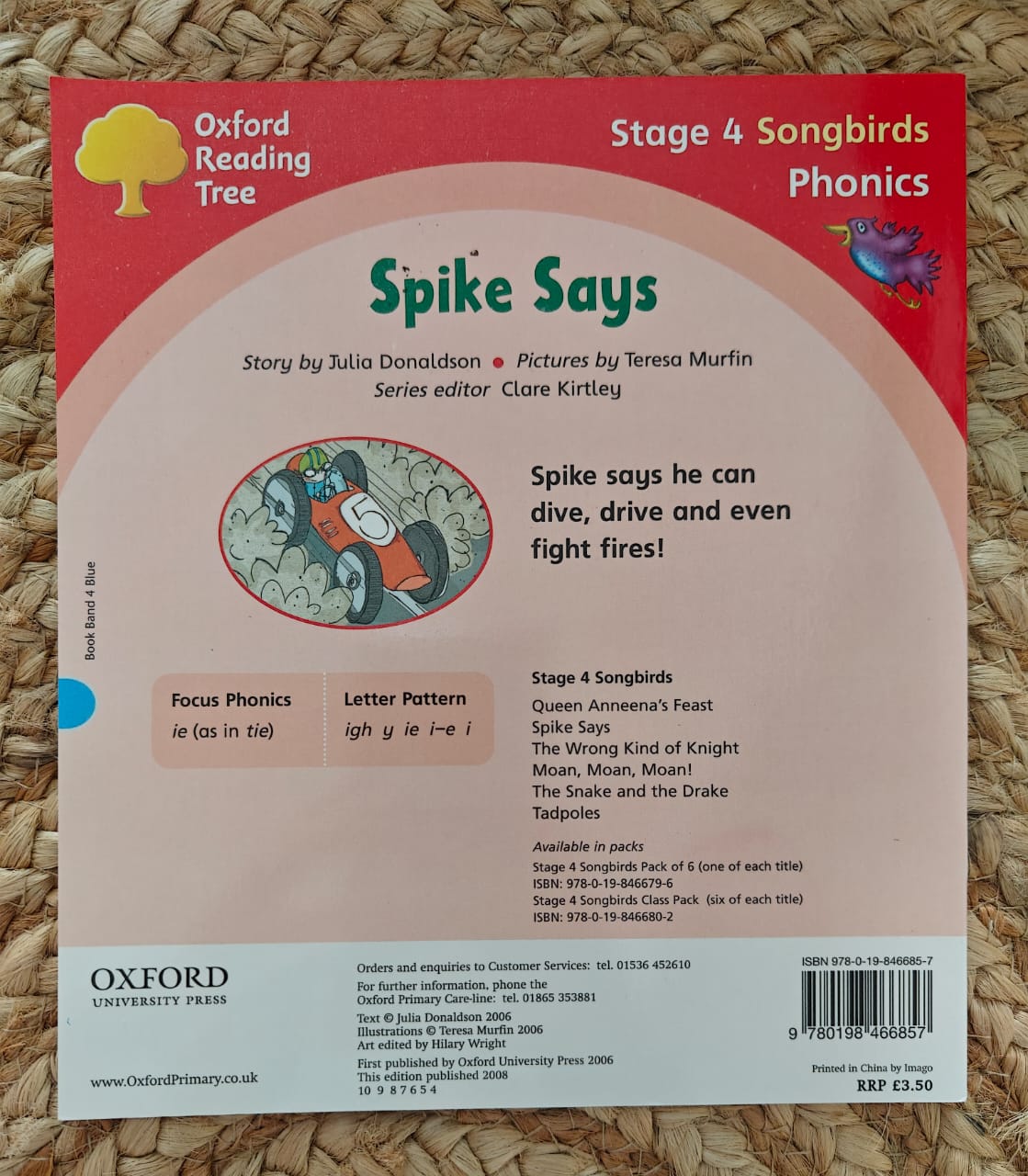 Oxford Reading Tree Songbirds Phonics : Level 4 : Spike Says