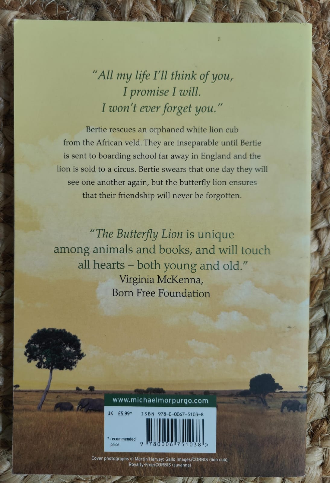 The Butterfly Lion - Michael Morpugo