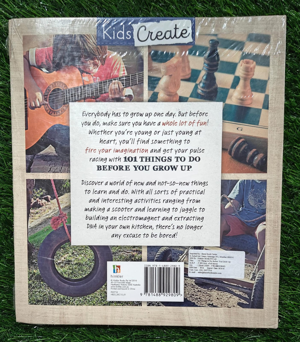 101 Things to do Before you Grow Up