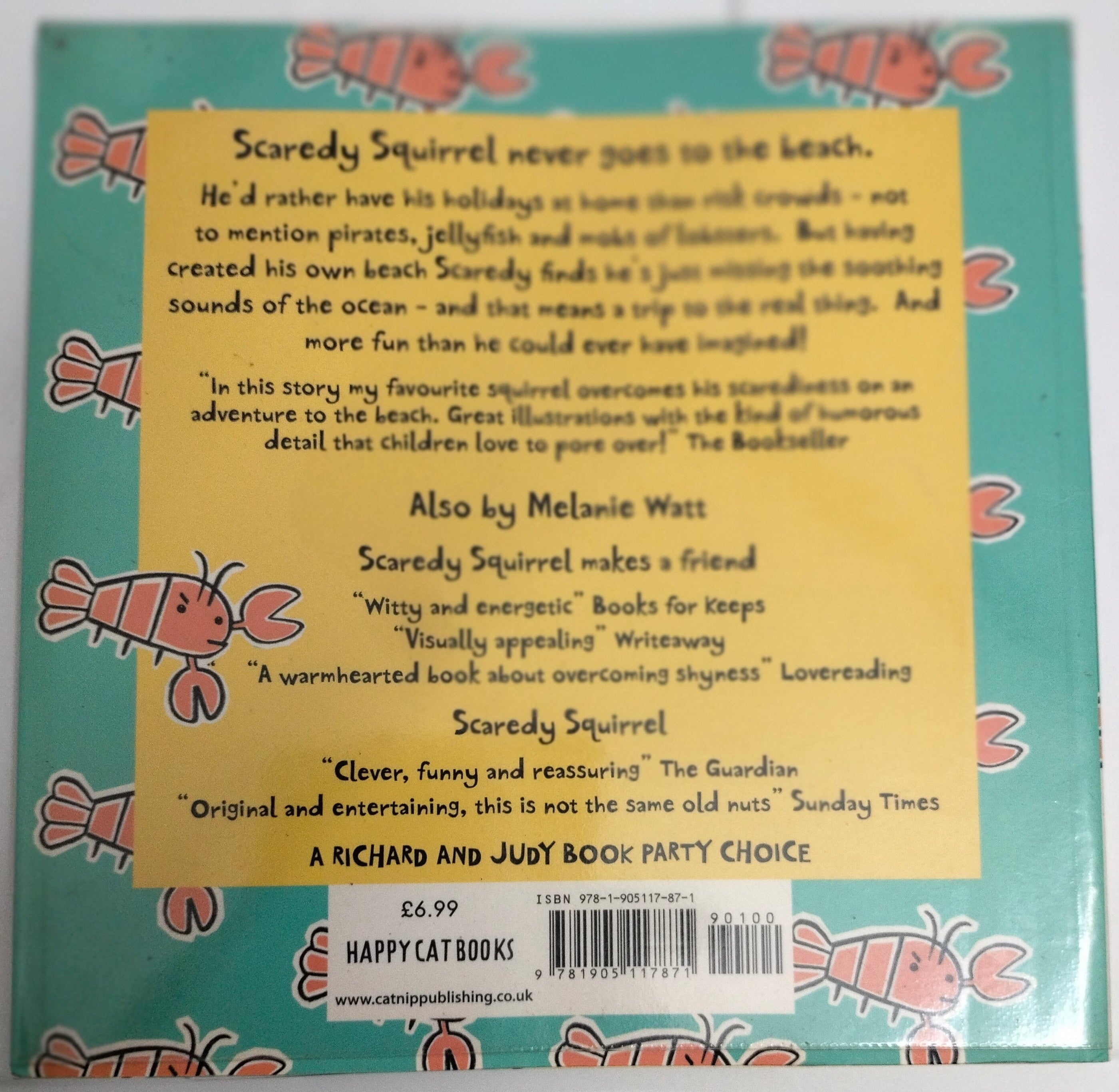 Scaredy Squirrel at the Beach