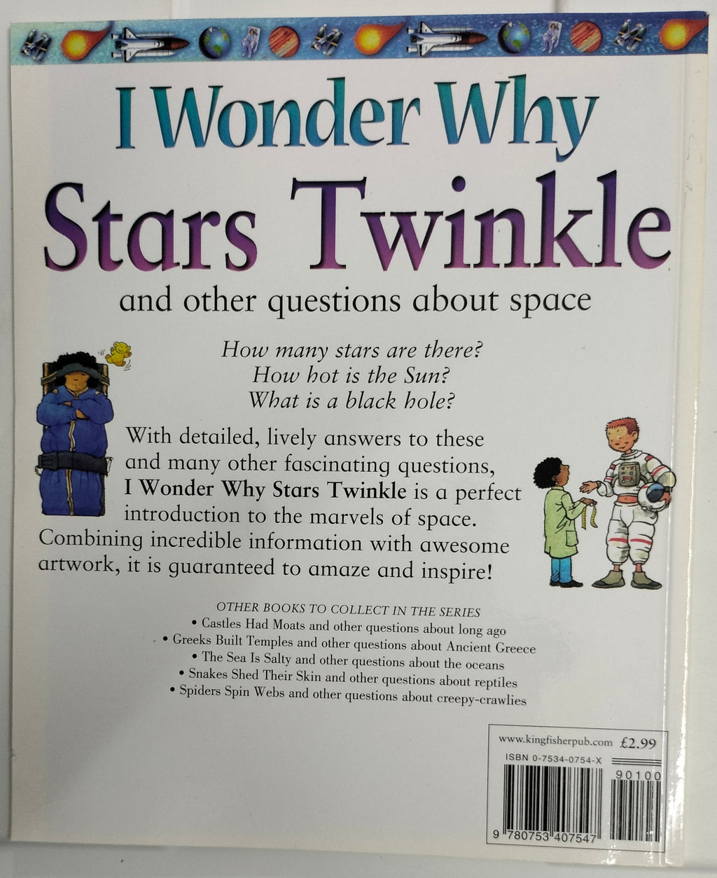 I Wonder Why - Stars Twinkle and other Questions about Space