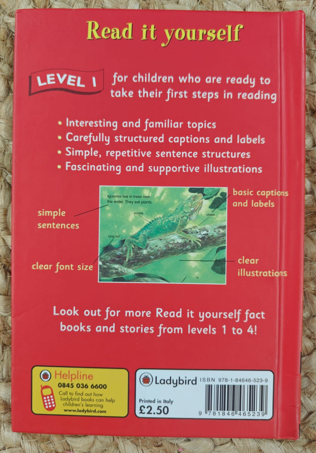 Read It Yourself With Ladybird - Jungle Animals (Level 1)