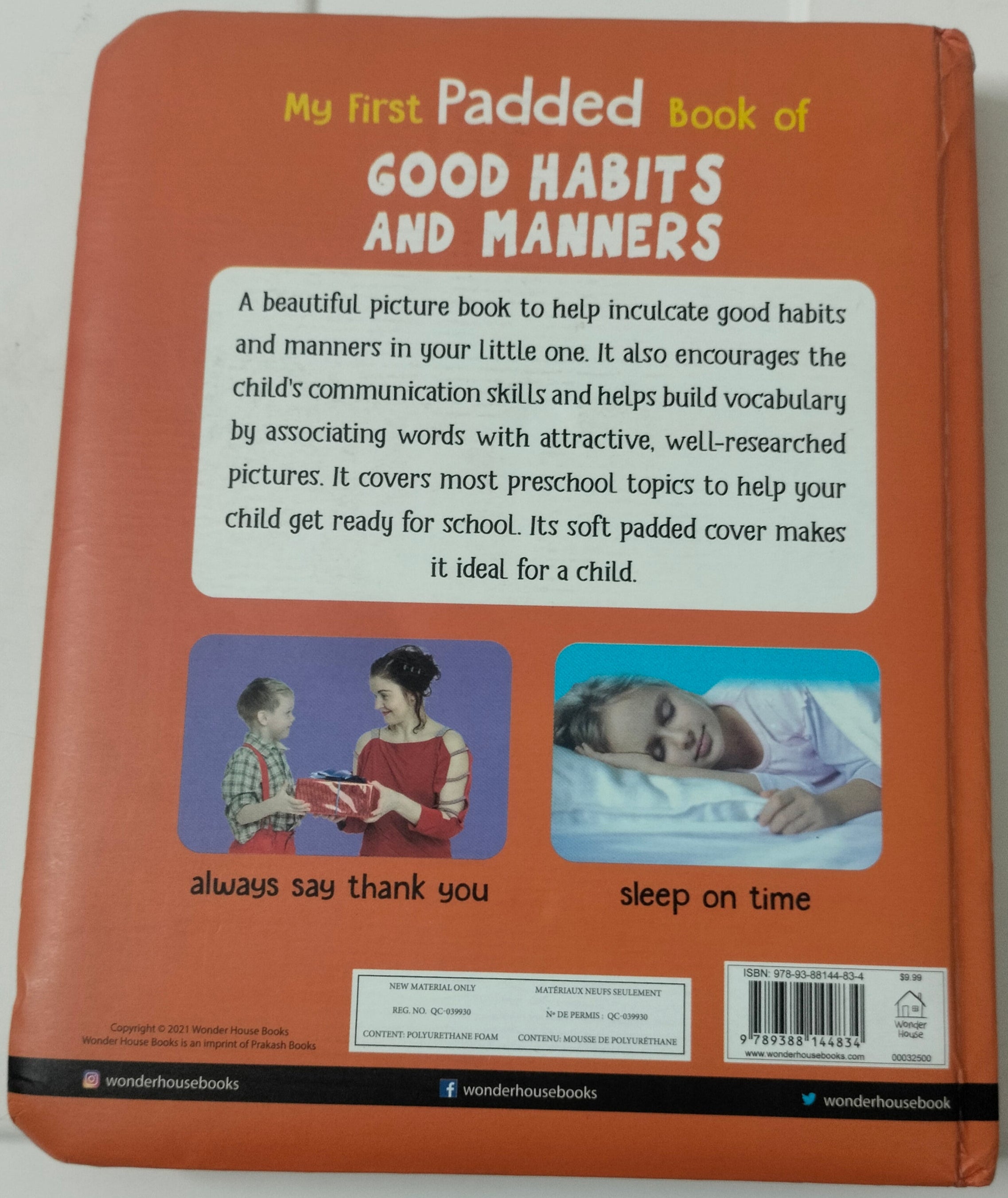 My First Padded Book of Good Habits and Manners