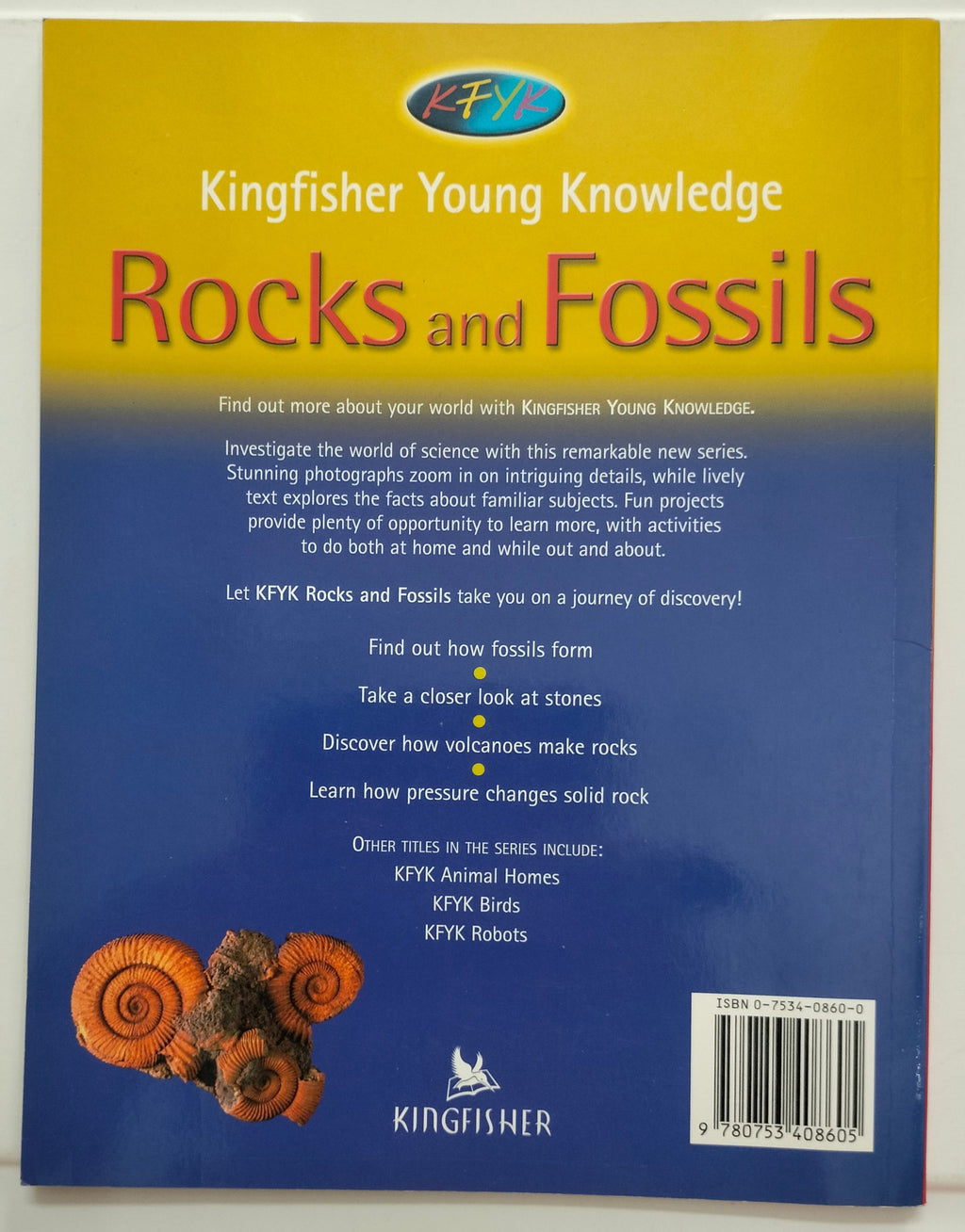 Kingfisher Young Knowledge - Rocks and Fossils