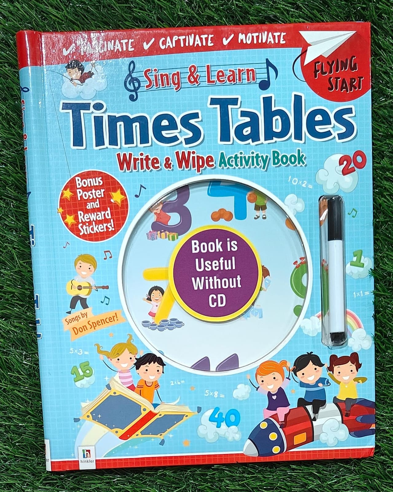 Sing and Learn Time Tables (Write and Wipe Book, CD not Available)