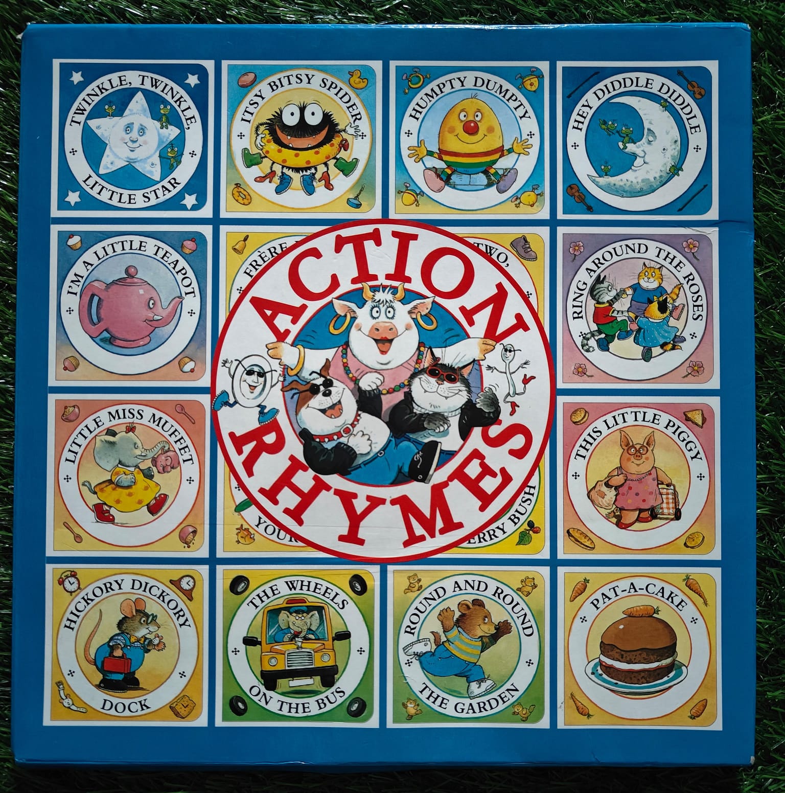 Action Rhymes Set ( Collection of 16 tiny books with rhymes)
