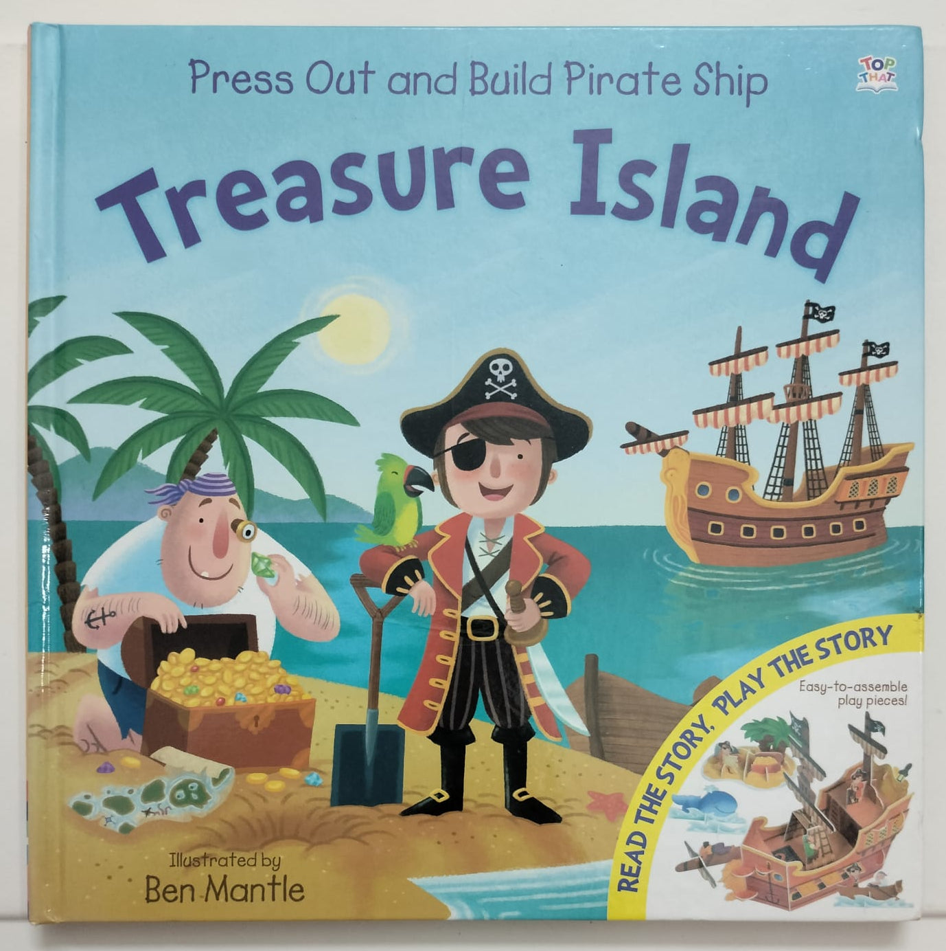 Press Out and Build Pirate Ship - Treasure Island