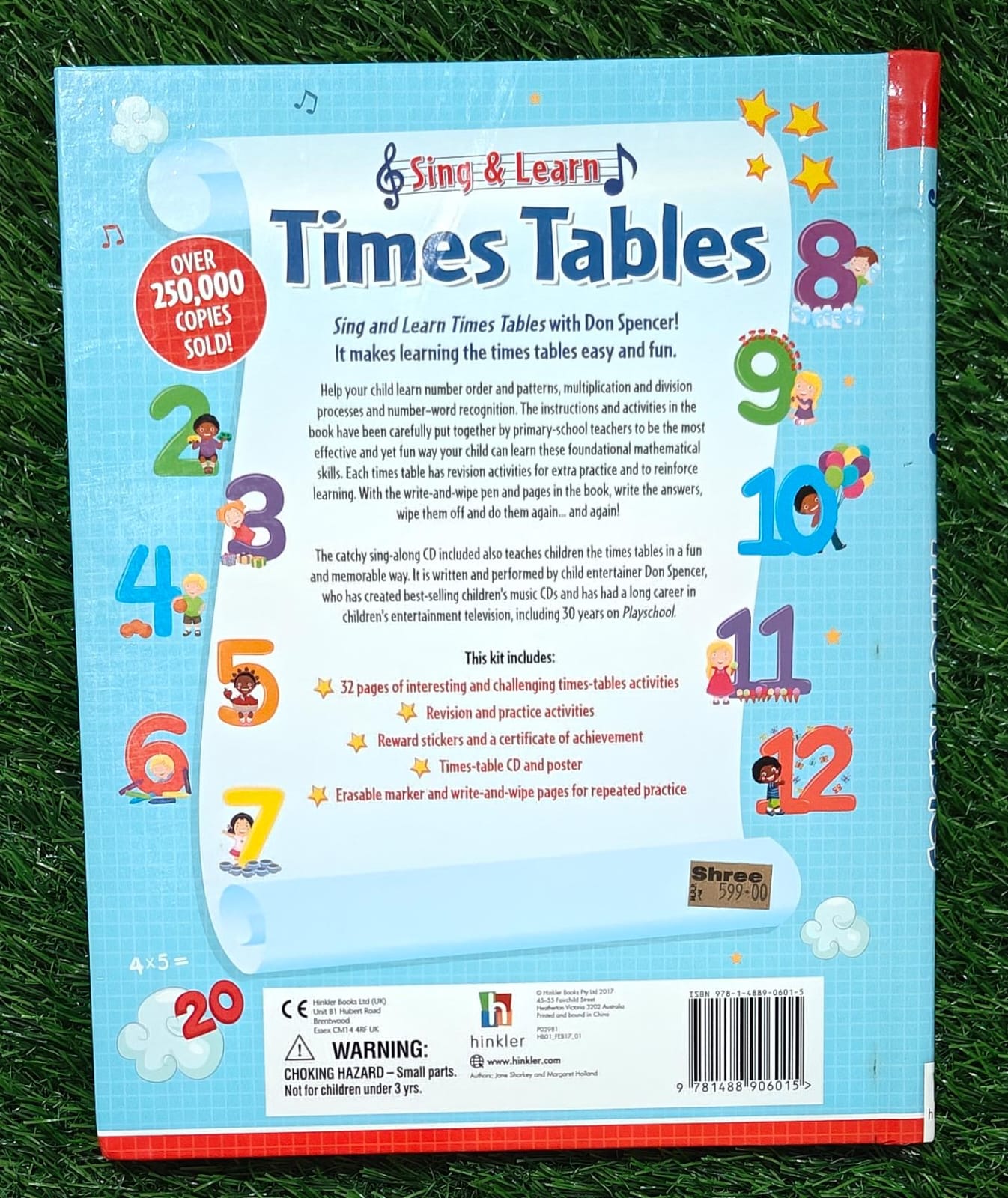 Sing and Learn Time Tables (Write and Wipe Book, CD not Available)