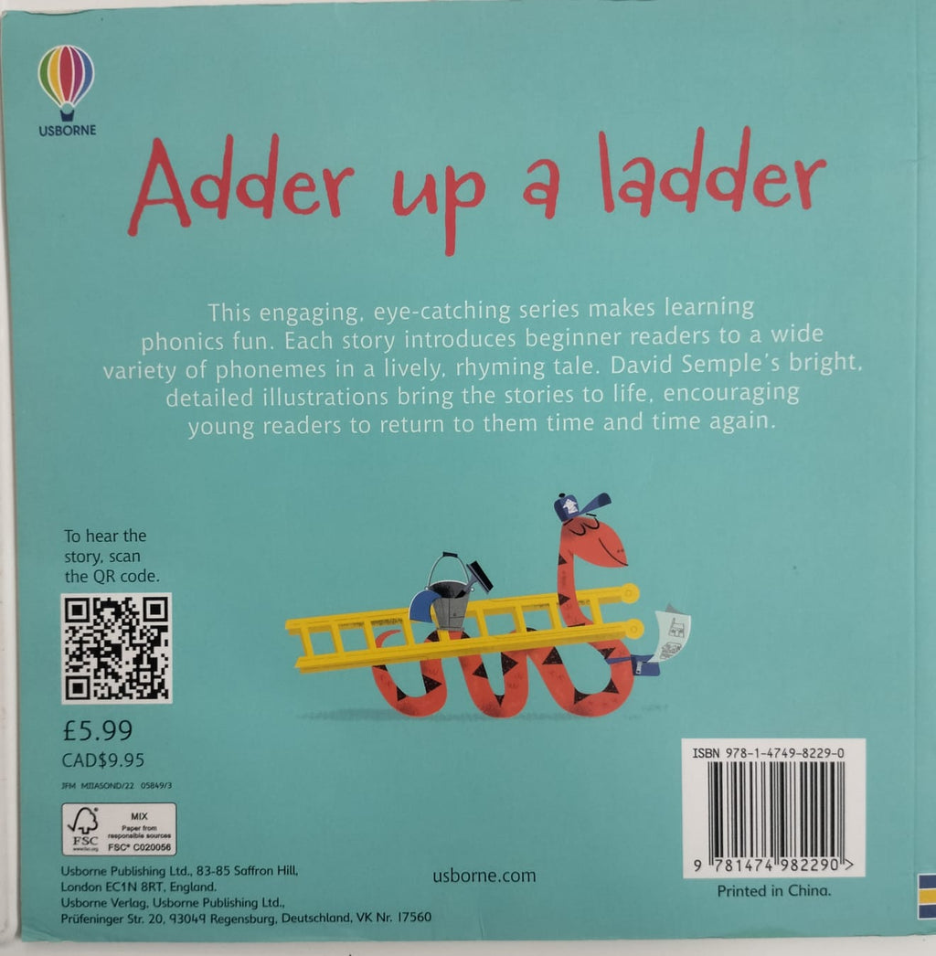 Usborne Phonics - Adder up a Ladder