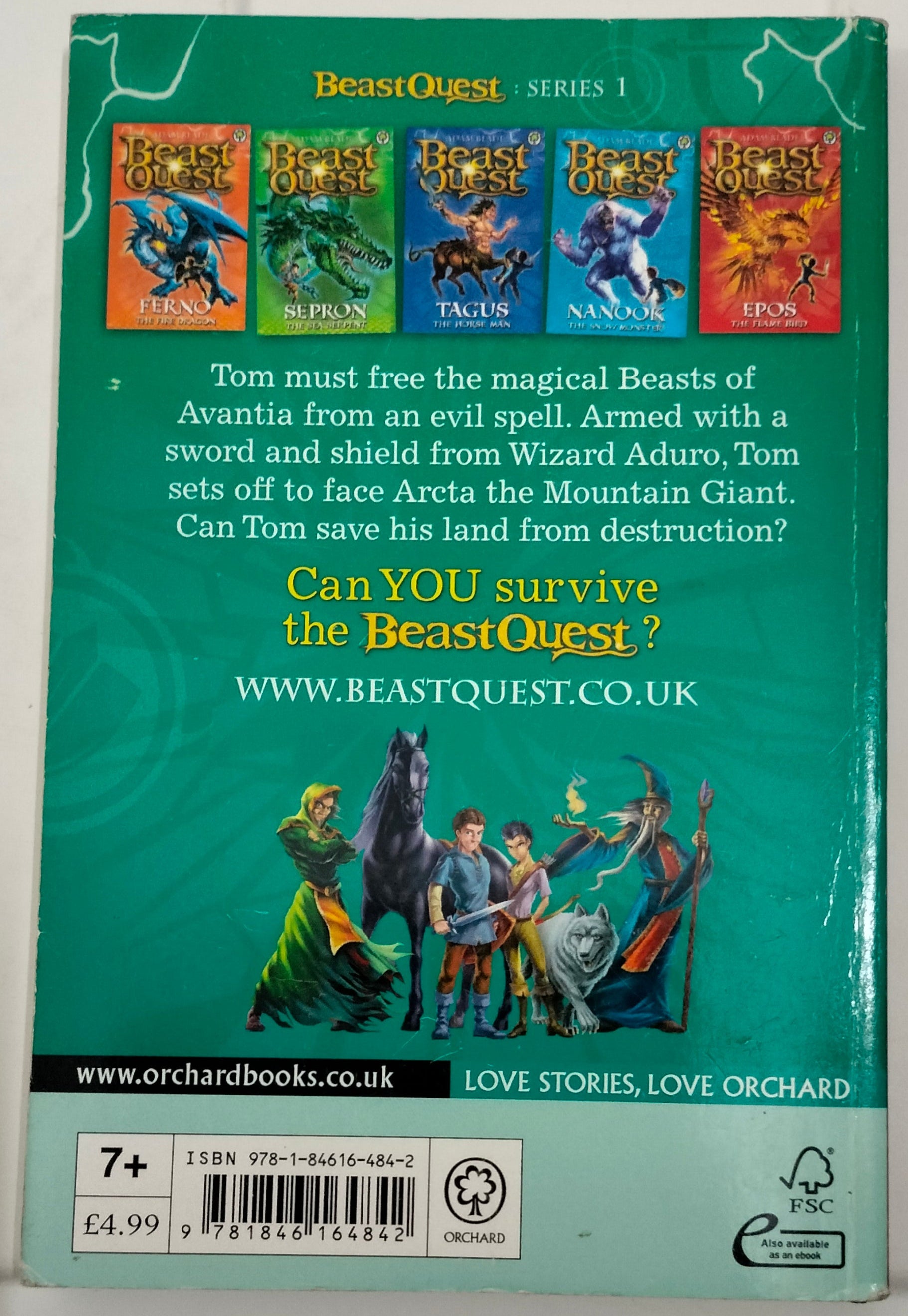 Beast Quest - Arcta the Mountain Giant