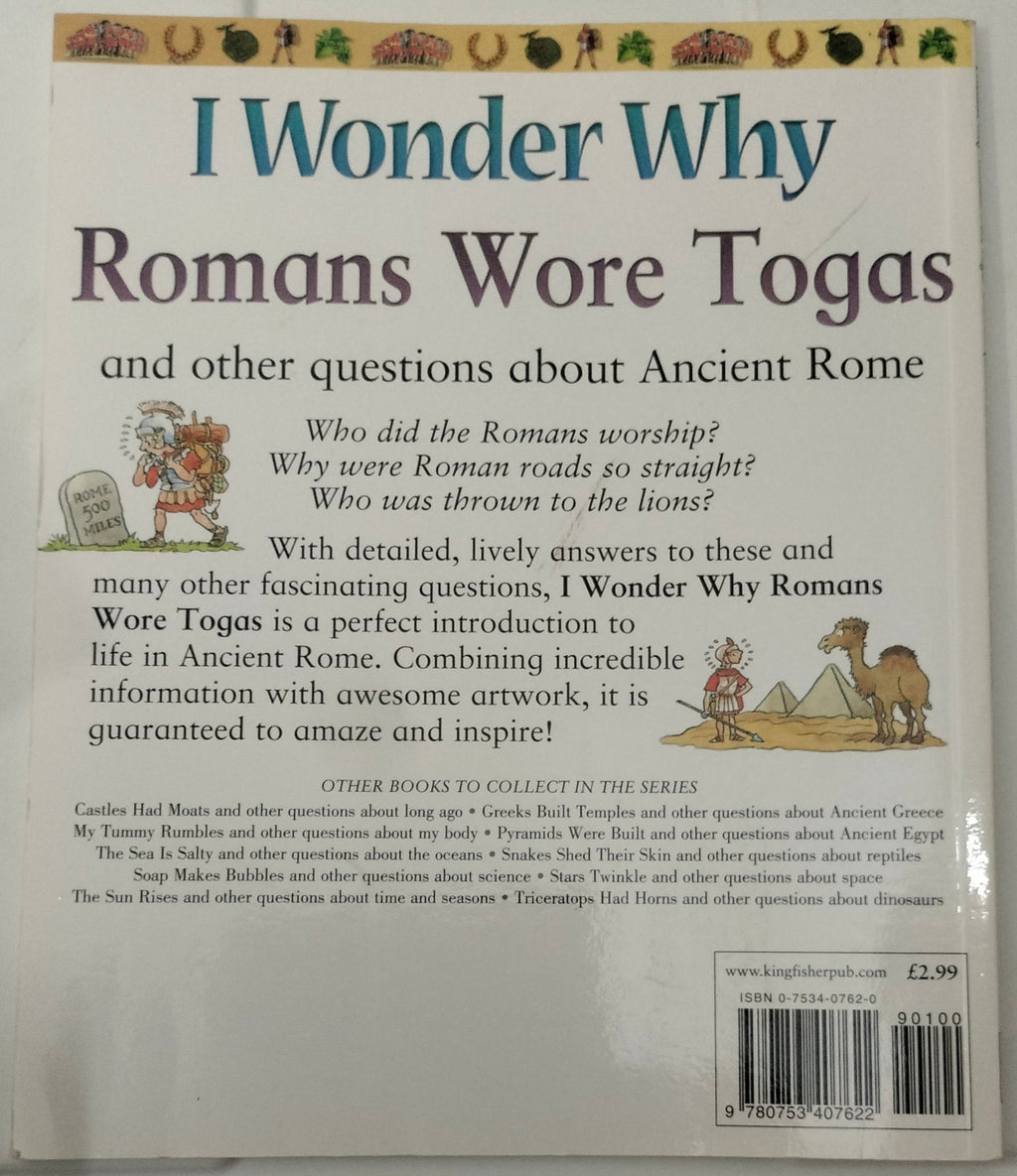 I Wonder Why - Romans Wore Togas