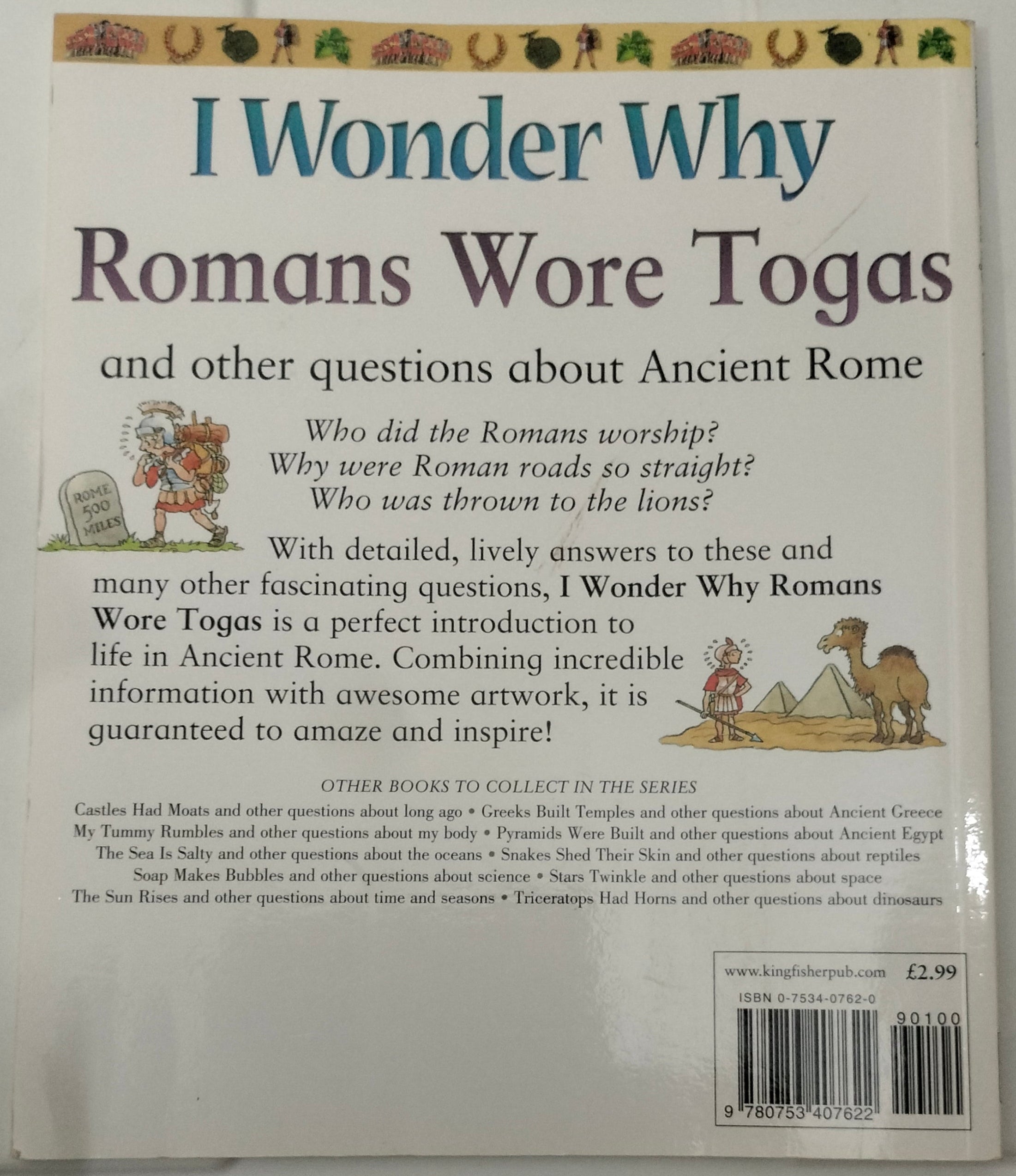 I Wonder Why - Romans Wore Togas